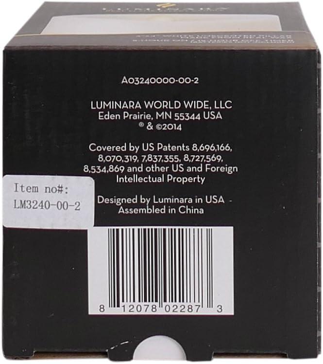 imageDarice Luminara Flameless Candle  Unscented White Wax 360 Pillar  4 in