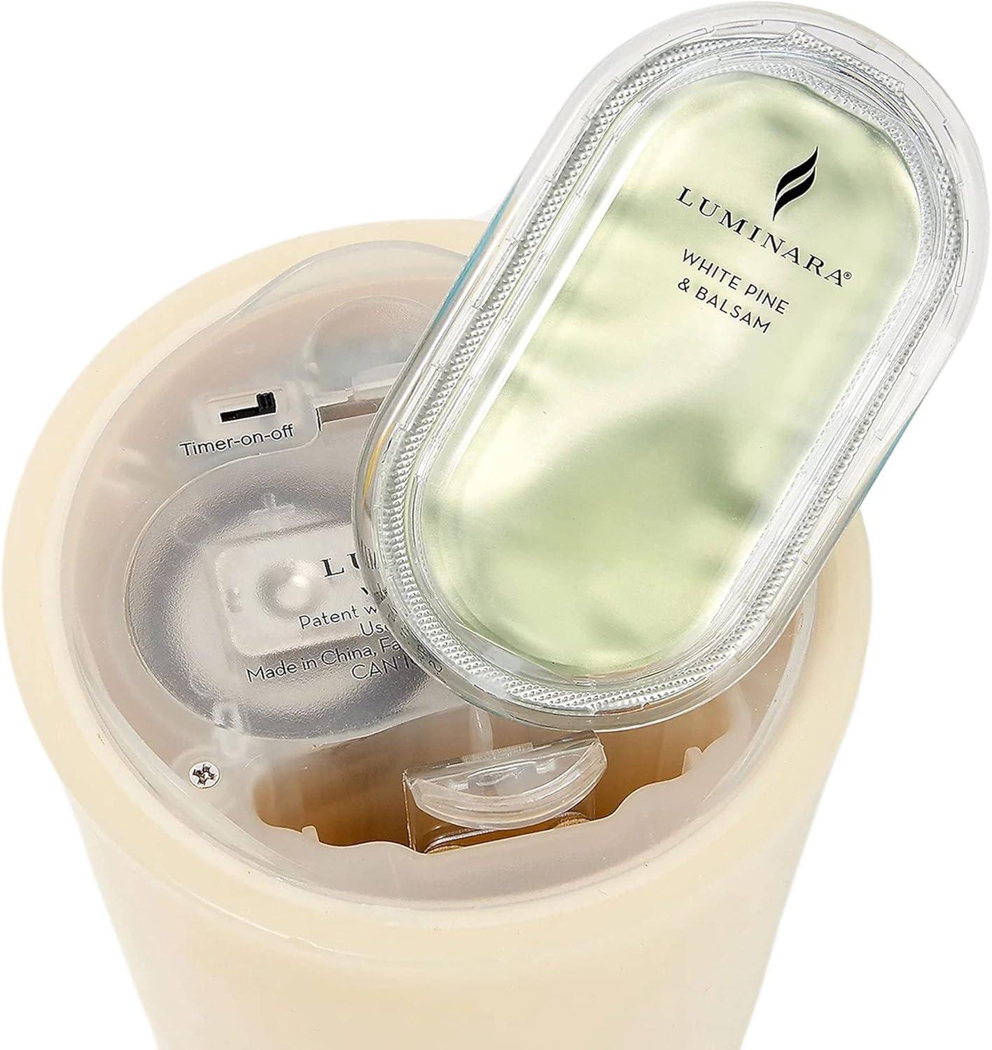 imageLuminara Fragrance Diffusing Pods  Set of 3 White Tea  Natural Home Scent Refills  Air Purifying Reed Diffuser Alternative for Room AmbianceApple Pod