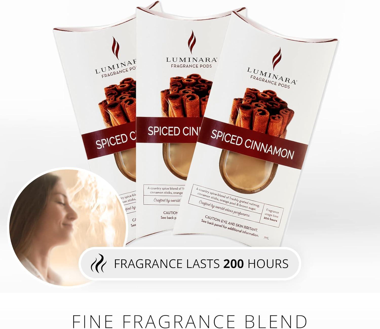 imageLuminara Fragrance Diffusing Pods  Set of 3 White Tea  Natural Home Scent Refills  Air Purifying Reed Diffuser Alternative for Room AmbianceSpice
