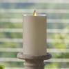 imageLuminara  Flameless LED Battery Operated Flickering Pillar Candles  Pearl Ivory  Pack of 13x65  Realistic Moving Flame Real Wax IndoorOutdoor3 x 55