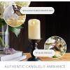 imageLuminara  Flameless LED Battery Operated Flickering Pillar Candles  White  Pack of 13x45  Realistic Moving Flame Real Wax IndoorOutdoor DecorIvory