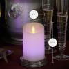 imageLuminara Flameless Disney Encanto Color Changing LED Candle 32quot x 65quot Battery Operated w 12 Button Remote Control Real Wax Unscented Safe45inch Pillar