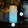 imageLuminara Flameless Disney Encanto Color Changing LED Candle 32quot x 65quot Battery Operated w 12 Button Remote Control Real Wax Unscented Safe65inch Pillar