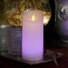 imageLuminara Flameless Disney Encanto Color Changing LED Candle 32quot x 65quot Battery Operated w 12 Button Remote Control Real Wax Unscented Safe65inch Pillar