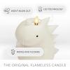 imageLuminara Flameless Disney Encanto Color Changing LED Candle 32quot x 65quot Battery Operated w 12 Button Remote Control Real Wax Unscented SafeDinosaur