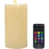 imageLuminara Flameless Disney Encanto Color Changing LED Candle 32quot x 65quot Battery Operated w 12 Button Remote Control Real Wax Unscented SafeDisney Encanto