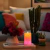 imageLuminara Flameless Disney Encanto Color Changing LED Candle 32quot x 65quot Battery Operated w 12 Button Remote Control Real Wax Unscented SafeDisney Encanto