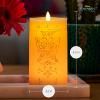 imageLuminara Flameless Disney Encanto Color Changing LED Candle 32quot x 65quot Battery Operated w 12 Button Remote Control Real Wax Unscented SafeDisney Encanto