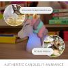 imageLuminara Flameless Disney Encanto Color Changing LED Candle 32quot x 65quot Battery Operated w 12 Button Remote Control Real Wax Unscented SafeUnicorn