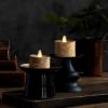 imageLuminara Flameless LED Tea Light Candle 14quot x 2quot Pack of 2 Birch Pearl Ivory Real Flame Battery Operated wRemote Timer Function Paraffin Wax2Pack Birch