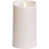 imageLuminara Outdoor Flameless Candle Plastic Finish Unscented Moving Flame Candle with Timer 5quot Ivory