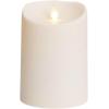 imageLuminara Realistic Artificial Moving Flame Outdoor Pillar Candle  Moving Flame LED Battery Operated Lights for Outside Christmas Halloween  Remote Ready  Remote Sold Separately  Ivory  35quot x 7quot