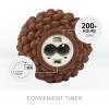 imageLuminara Realistic Artificial Moving Flame Pine cone Flameless LED Candle  White 3quot x 45quotBrown
