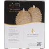 imageLuminara Realistic Artificial Moving Flame Pine cone Flameless LED Candle  White 3quot x 45quotWhite