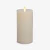 imageLuminara  Flameless LED Battery Operated Flickering Pillar Candles  Pearl Ivory  Pack of 13x65  Realistic Moving Flame Real Wax IndoorOutdoor3 x 65