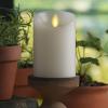 imageLuminara  Flameless LED Battery Operated Flickering Pillar Candles  White  Pack of 13x45  Realistic Moving Flame Real Wax IndoorOutdoor DecorWhite