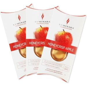 imageLuminara Fragrance Diffusing Pods  Set of 3 White Tea  Natural Home Scent Refills  Air Purifying Reed Diffuser Alternative for Room AmbianceApple Pod