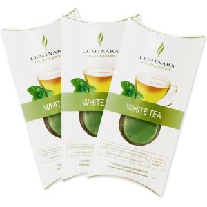 imageLuminara Fragrance Diffusing Pods  Set of 3 White Tea  Natural Home Scent Refills  Air Purifying Reed Diffuser Alternative for Room AmbianceWhite Tea