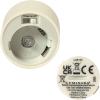 imageLuminara Moving Flame LED Flameless Tealight 14quot x 2quot Remote Ready Battery Operated Plastic LED Flameless Tea Light  Smooth Matte  Pearl Ivory 2Pack WhiteWhite