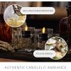 imageLuminara Moving Flame LED Flameless Tealight 14quot x 2quot Remote Ready Battery Operated Plastic LED Flameless Tea Light  Smooth Matte  Pearl Ivory 2Pack WhiteBlack