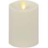 imageLuminara Realistic Artificial Moving Flame Outdoor Pillar Candle  Moving Flame LED Battery Operated Lights for Outside Christmas Thanksgiving  Remote Ready  Remote Sold Separately  325quot x 45quot