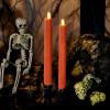 imageLuminara Set of 2 Moving Flame LED Taper 1x975 Flameless Candle Melted Edge Smooth Wax Unscented WhiteOrange