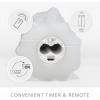 imageLuminara Wax Drip Flameless LED Candle White 3quot x 65quot Timer Function Real Wax Pillar Battery Operated Unscented Safe LongLastingWhite
