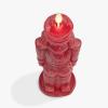 imageLuminara  Flameless Holiday LED Candle Battery Operated Moving Flame  Red Nutcracker  Pack of 13x7  Unscented Indoor Realistic Flickering SafeNutcracker