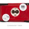 imageLuminara  Flameless Holiday LED Candle Battery Operated Moving Flame  Red Truck  Pack of 173x55x55  Auto Timer Builtin 5Hour Timer CandleRed Truck