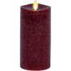 imageLuminara  Flameless LED Battery Operated Flickering Pillar Candles  Raisin Pack of 13x45  Realistic Moving Flame Real Wax IndoorOutdoor DecorRaisin