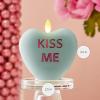 imageLuminara Candy Heart Be Mine Gentle Lavender Candle Flameless RealFlame Romantic Battery Operated LED Decor Valentines Day Collection 35quot x 45quotFresh Mint