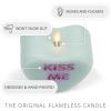 imageLuminara Candy Heart Be Mine Gentle Lavender Candle Flameless RealFlame Romantic Battery Operated LED Decor Valentines Day Collection 35quot x 45quotFresh Mint