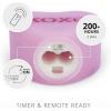 imageLuminara Candy Heart Be Mine Gentle Lavender Candle Flameless RealFlame Romantic Battery Operated LED Decor Valentines Day Collection 35quot x 45quotPastel Orchid