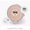 imageLuminara Easter Bunny Candle Gentle Lavender 48quot x 8quot Flameless RealFlame HolidayInspired Decor AA Batteries Flickering LED FlameDusky Rose