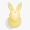 imageLuminara Easter Bunny Candle Gentle Lavender 48quot x 8quot Flameless RealFlame HolidayInspired Decor AA Batteries Flickering LED FlameLemon Chiffon