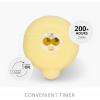 imageLuminara Easter Bunny Candle Gentle Lavender 48quot x 8quot Flameless RealFlame HolidayInspired Decor AA Batteries Flickering LED FlameLemon Chiffon