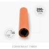imageLuminara Flameless Candle Taper 1quot x 95quot Melted Top Real Wax Unscented Remote Ready Timer Crystal RoseHarvest Pumpkin
