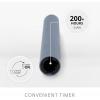 imageLuminara Flameless Candle Taper 1quot x 95quot Melted Top Real Wax Unscented Remote Ready Timer Crystal RoseSpring Lake