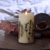imageLuminara Realistic Artificial Moving Flame Pillar Candle with Lavender ampamp Rosemary Inclusion  Moving Flame LED Battery Operated Lights  Remote Ready  Remote Sold Separately  325quot x 65quot65inch