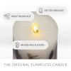 imageLuminara Realistic Artificial Moving Flame Pillar Candle with Lavender ampamp Rosemary Inclusion  Moving Flame LED Battery Operated Lights  Remote Ready  Remote Sold Separately  325quot x 65quot65inch