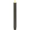 imageLuminara Flameless Candle Taper 1quot x 95quot Melted Top Real Wax Unscented Remote Ready Timer Crystal RoseStone Grey