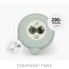 imageLuminara Easter Bunny Candle Dusky Rose 32quot x 32quot x 51quot Flameless RealFlame HolidayInspired Decor AA Batteries Flickering LED FlameFresh Mint