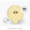 imageLuminara Easter Bunny Candle Dusky Rose 32quot x 32quot x 51quot Flameless RealFlame HolidayInspired Decor AA Batteries Flickering LED FlameLemon Chiffon