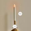 imageLuminara Set of 2 Pearl Ivory Flameless Candle E12 Taper Bulbs Flat Top  1quot x 4quot for Chandeliers Wall Sconces and Lighting Fixtures1 Pc 1 x 95