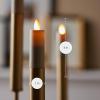 imageLuminara Set of 2 Pearl Ivory Flameless Candle E12 Taper Bulbs Flat Top  1quot x 4quot for Chandeliers Wall Sconces and Lighting Fixtures2 Pcs  1 x 4