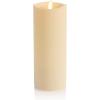 imageLuminara  Flameless LED Battery Operated Flickering Pillar Candles  White  Pack of 1 325quot x 7quot  Realistic Moving Flame Real Wax IndoorOutdoor85inch
