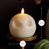 imageLuminara Disney Tim Burtons The Nightmare Before Christmas Collection  Oogie Boogie Flameless LED Candle  AA Batteries Last 200 Hrs  Remote Ready  TimerJack Skellington Head