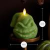 imageLuminara Disney Tim Burtons The Nightmare Before Christmas Collection  Oogie Boogie Flameless LED Candle  AA Batteries Last 200 Hrs  Remote Ready  TimerOogie Boogie Head