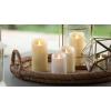 imageLuminara Flameless Candles Pillar Vanilla Scented Ivory Real Wax Moving Flame Effect 35quotx7quot