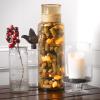 imageLuminara Flameless Candles Pillar Vanilla Scented Ivory Real Wax Moving Flame Effect 35quotx7quot